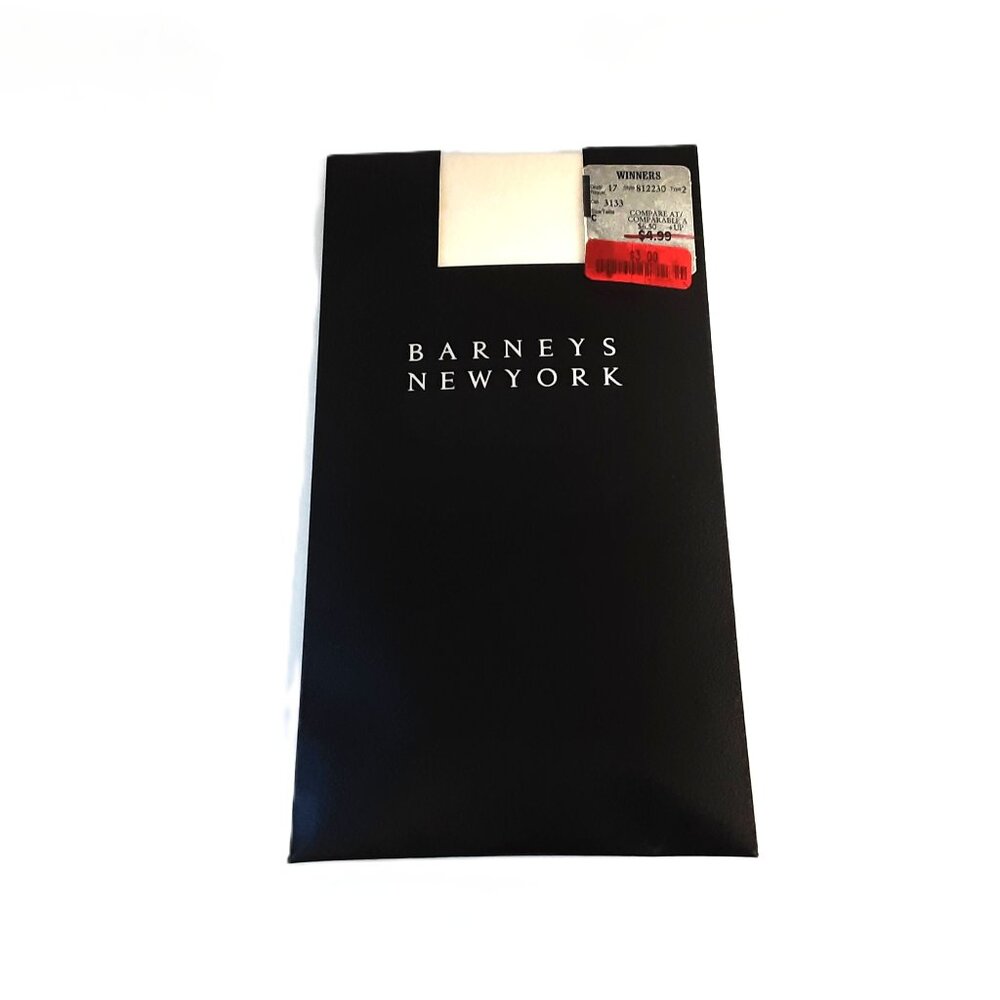 Vintage 1990-2000s Barneys New York Pantyhose – Snowball Color, Size C USA NOS